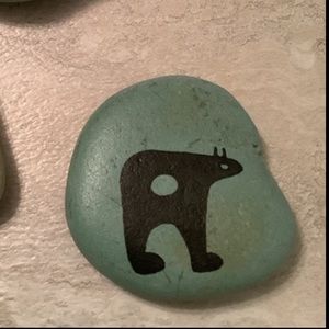 New Bear Animal Spirit Stone (roundish)